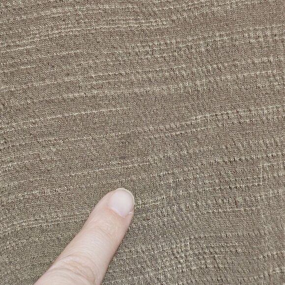 Gimmicks XS Beige Sleeveless Knit Top Lace Details V-Neck Back Cotton Blend Boho - Picture 8 of 14